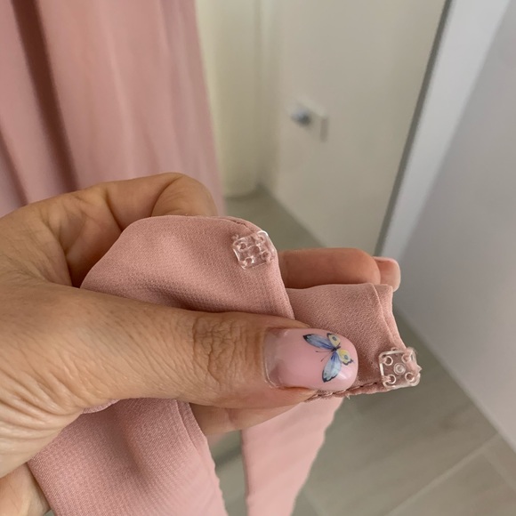 Dusty Rose Pink Long Dress Gown - Picture 13 of 14